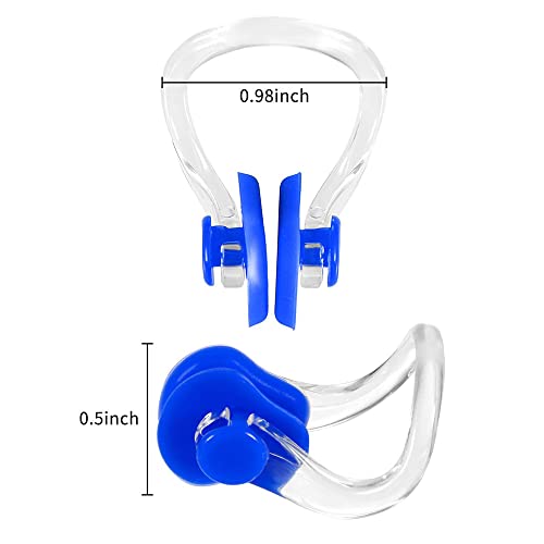 YUANQIAN 18Pcs Silicone Swim Nose Clips, Multi-Color - Image 2