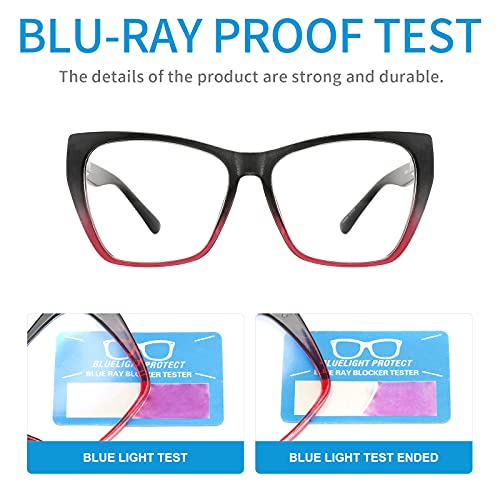 Yuluki 4 Pack Blue Light Blocking Reading Glasses +1.25 - Image 5
