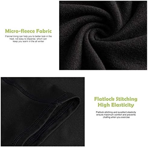Yunoble Men’s Thermal Underwear Set, Fleece Lined - Image 5
