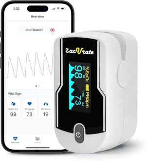 Zacurate Zacurate 500E-B Wireless Bluetooth Oximeter Monitor