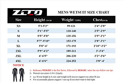 ZCCO 3mm Neoprene Full Sleeve Wetsuit - Image 2