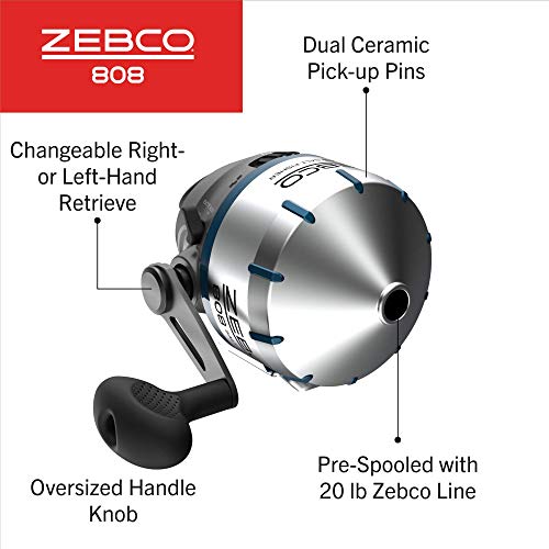 Zebco 808 Saltwater Spincast Reel And Rod Combo - Image 3