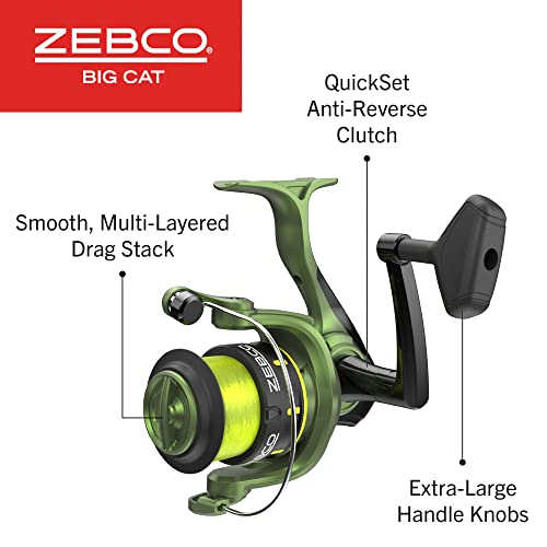 Zebco Big Cat Spinning Reel & Rod Combo - Image 4