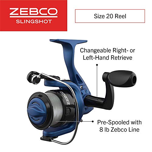 Zebco Slingshot Spinning Reel & Rod Combo, Medium-Light - Image 3
