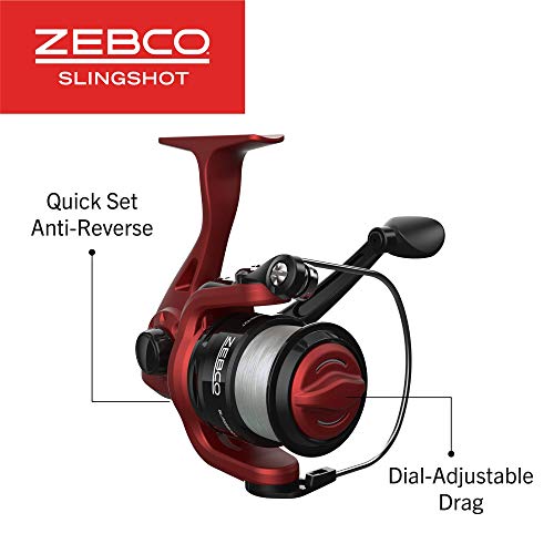 Zebco Slingshot Spinning Reel & Rod Combo, Medium-Light - Image 4