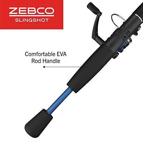 Zebco Slingshot Spinning Reel & Rod Combo, Medium-Light - Image 5