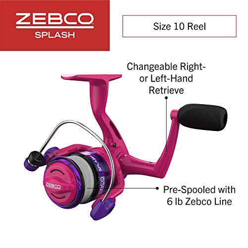 Zebco Splash Junior Spinning Reel & Rod Combo - Image 3
