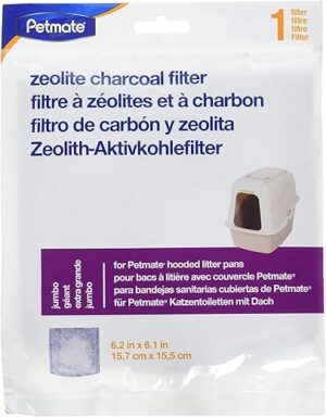 Petmate Zeolite Charcoal Litter Box Filter, Jumbo