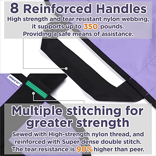 ZHEEYI Positioning Bed Pad With Handles 43"x36 - Image 3