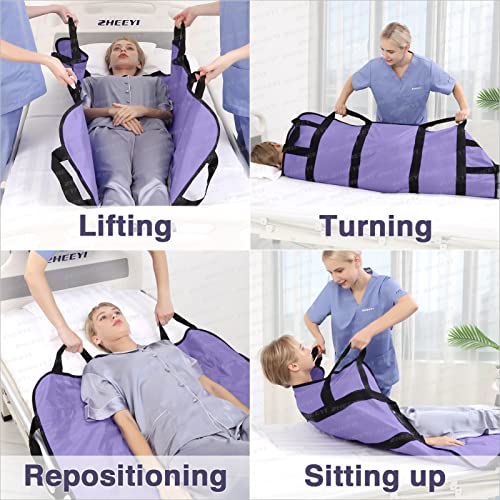 ZHEEYI Positioning Bed Pad With Handles 43"x36 - Image 2