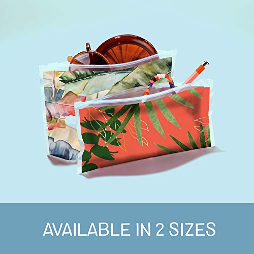 Ziploc Reusable Travel Makeup Bags, Boho Collection - Image 4