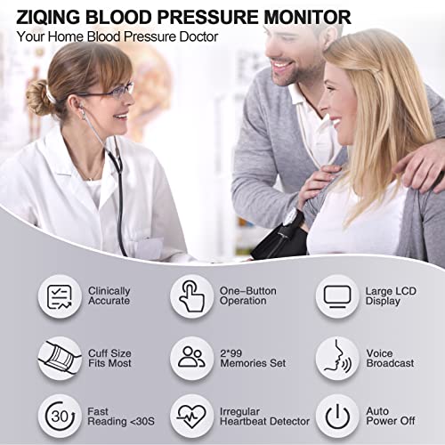 ZIQING Large Cuff Blood Pressure Monitor - Image 3