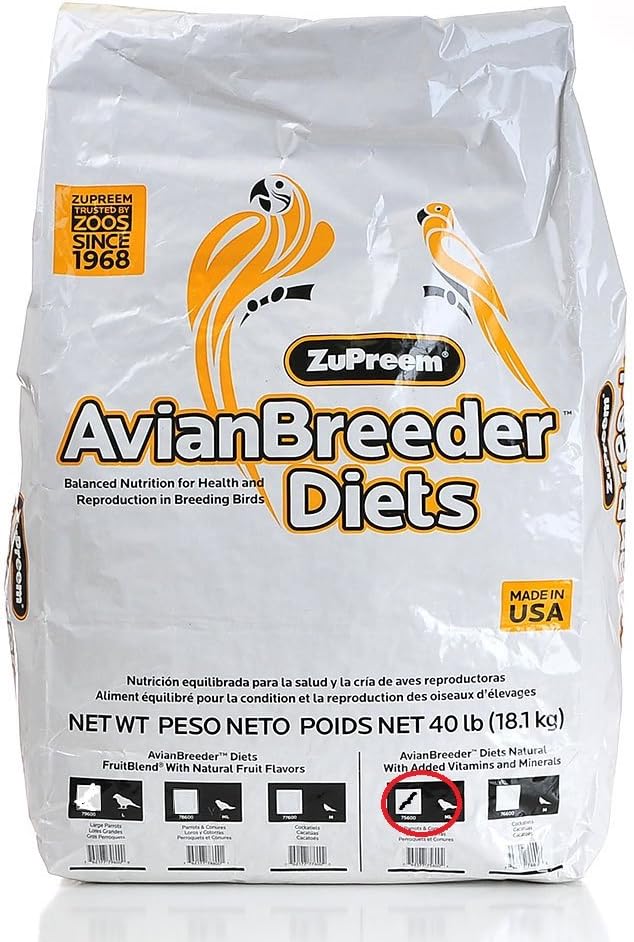 ZuPreem Zupreem Parrot Food NAT Breeder 40#