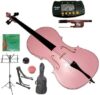 Merano 1/4 Size Pink Student Cello Set