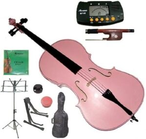 Merano 1/4 Size Pink Student Cello Set