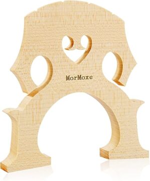MorMoxe 1/8 Size Hand-Carved Maple Cello Bridge