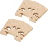 MECCANIXITY 1/8 Violin Bridge Maple Wood, Pack Of 2
