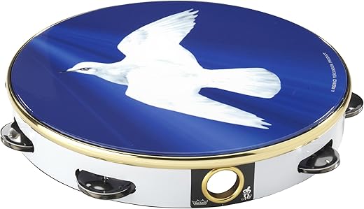Remo 10-Inch Religious Tambourine - Dove