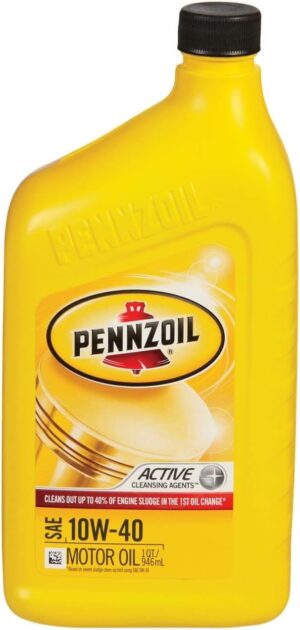 Pennzoil 10W-40 Motor Oil – 1 Quart