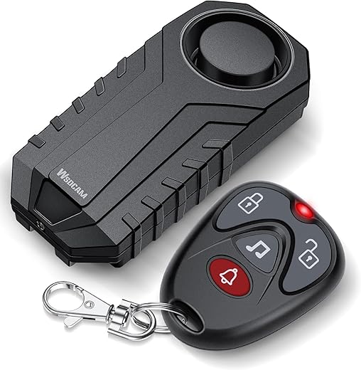 wsdcam 113dB Loud Anti Theft Vibration Alarm
