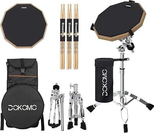 Dokomo 12-Inch Double Sided Practice Pad Set