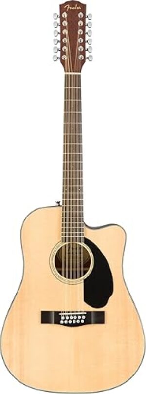 Fender 12-String Acoustic Electric Guitar, Glossed Natural
