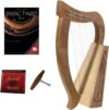 Roosebeck 12-String Celtic Style Baby Harp, Walnut