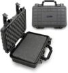 CASEMATIX 12″ Waterproof Hard Case With Foam