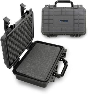 CASEMATIX 12″ Waterproof Hard Case With Foam
