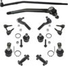 TRQ 12pc Steering Suspension Kit For Ford E-Series