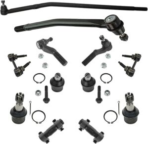 TRQ 12pc Steering Suspension Kit For Ford E-Series