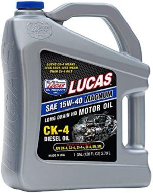 Lucas Oil 15W-40 Magnum CK-4 Diesel Oil, 1 Gal (10287)