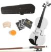 Mendini by Cecilio 16-Inch Solid Wood Viola Set
