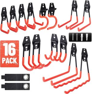 OLDVIND 16 Pack Heavy Duty Garage Hooks