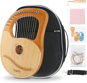 VANPHY 16-String Lyre Harp With Accessories