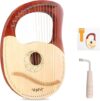 VANPHY 16-String Mahogany Lyre Harp Instrument