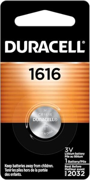 DURACELL 1616 3V Lithium Coin Battery