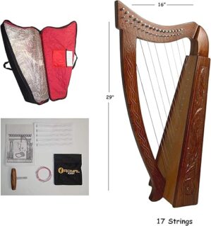 CGI 17 Strings Harp With Free Bag