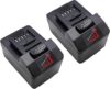 WeideBATT 18V 4.0Ah Lithium-Ion Battery CTB8185 2-Pack
