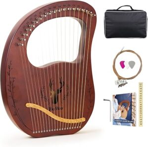 VixxNoxx 19-String Mahogany Lyra Harp Kit
