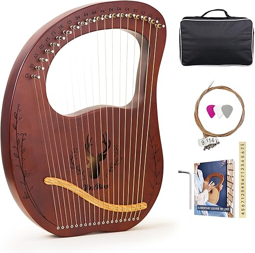 VixxNoxx 19-String Mahogany Lyra Harp Kit