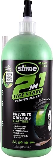 Slime 2-In-1 Tire & Tube Sealant, 32 Oz