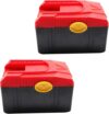 The Power Shop 2 Pcs 18V 4.0Ah Replacement Battery CTB6187