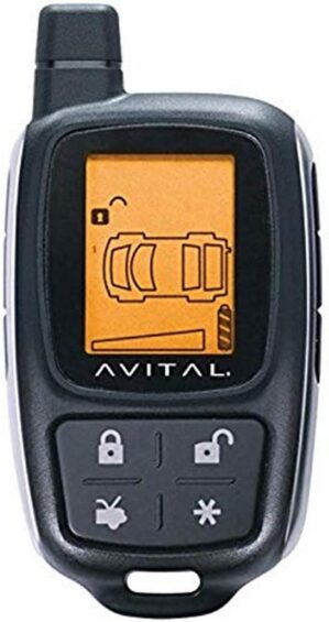 Avital 2-Way 4-Button LCD Remote 7345L
