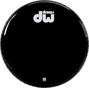Drum Workshop 22″ Gloss Black Bass Drum Head
