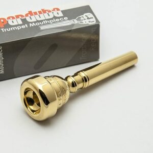 Parduba 24K Gold Trumpet Mouthpiece, 2