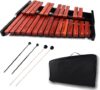 TNZMART 25 Note Wooden Glockenspiel Xylophone With Mallet
