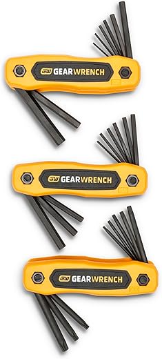 GEARWRENCH 25 Piece SAE/Metric/Torx® Folding Hex Key Set - 83512