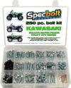 Specbolt Fasteners 250pc Utility ATV Bolt Kit for Kawasaki