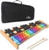 EASTROCK 27 Notes Glockenspiel Xylophone With Beaters